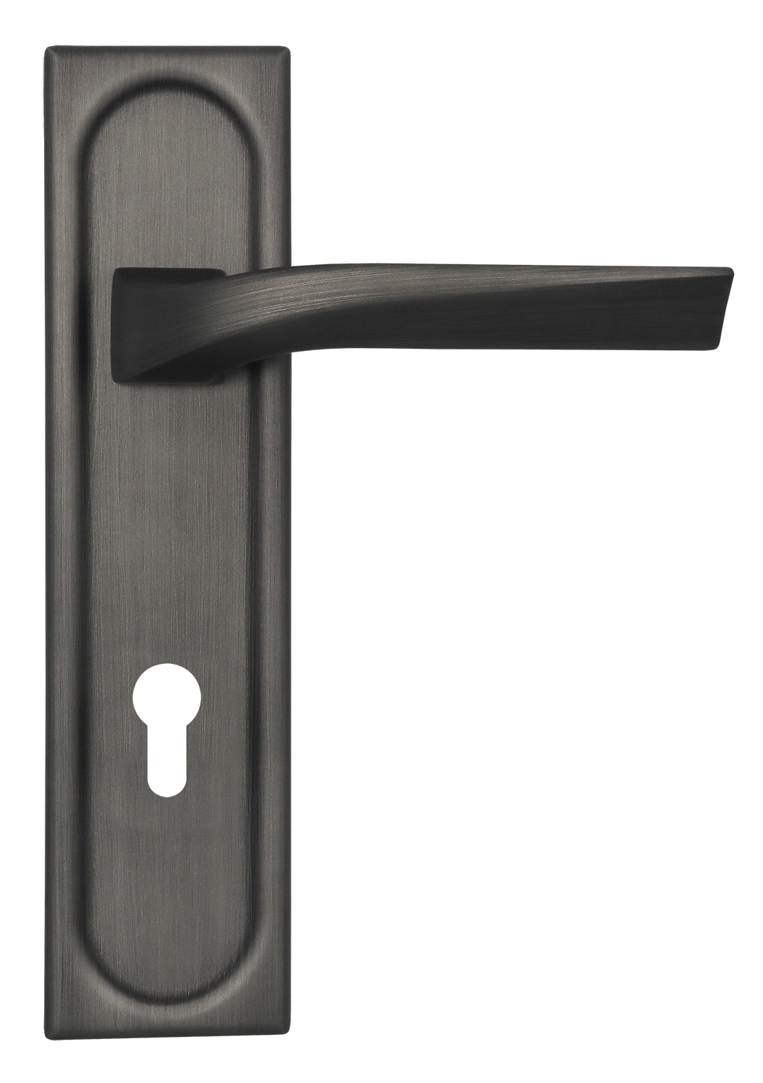 Ручка дверная WD CONCERT HALL PLS KH SST на планке под ключевой цилиндр, цвет Летняя гроза/Summer Storm фото купить Иркутск