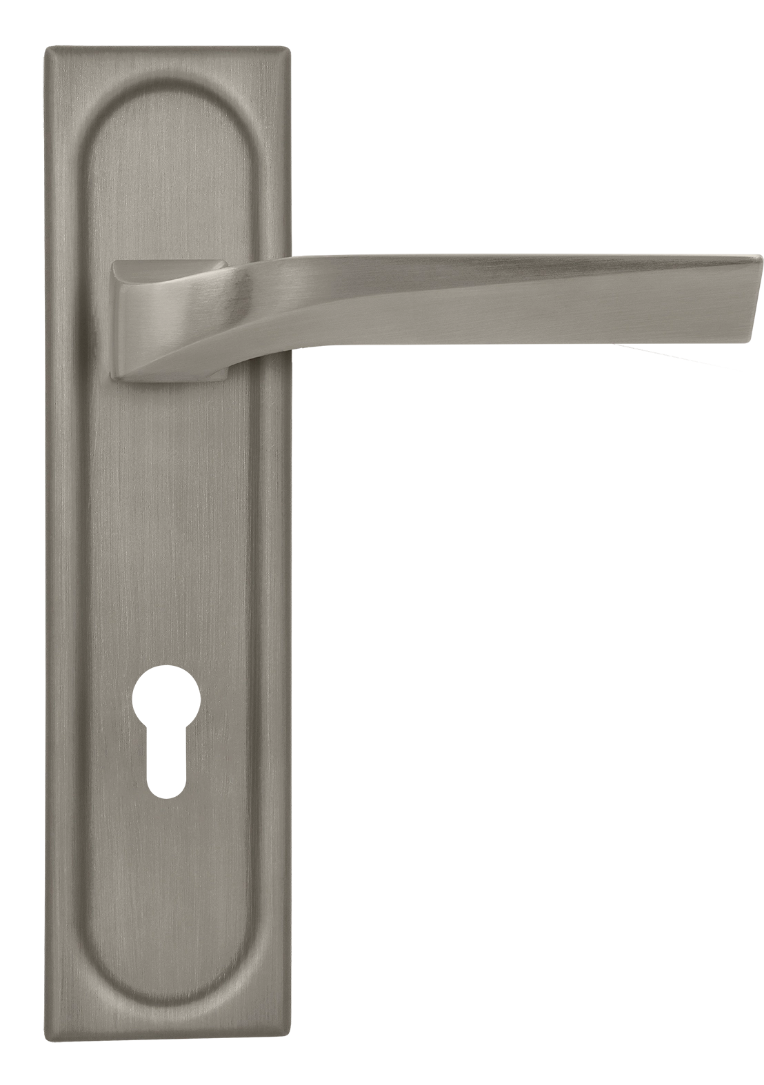 Ручка дверная WD CONCERT HALL PLS KH SMI на планке под ключевой цилиндр, цвет Весенняя дымка/Spring Mist фото купить Иркутск