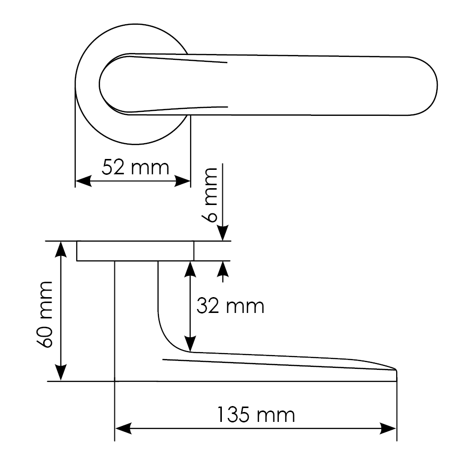 Комплект дверных ручек MH-59-R6 BL с заверткой MH-WC-R6 BL + магнитный замок M1895 BL, цвет черный фотомореллиИркутск