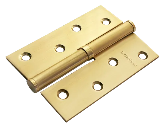 Петля разъемная карточная MSND 100X70X2.5 SG R с подшипником стальная правая, врезная, цвет матовое золото фото купить Иркутск