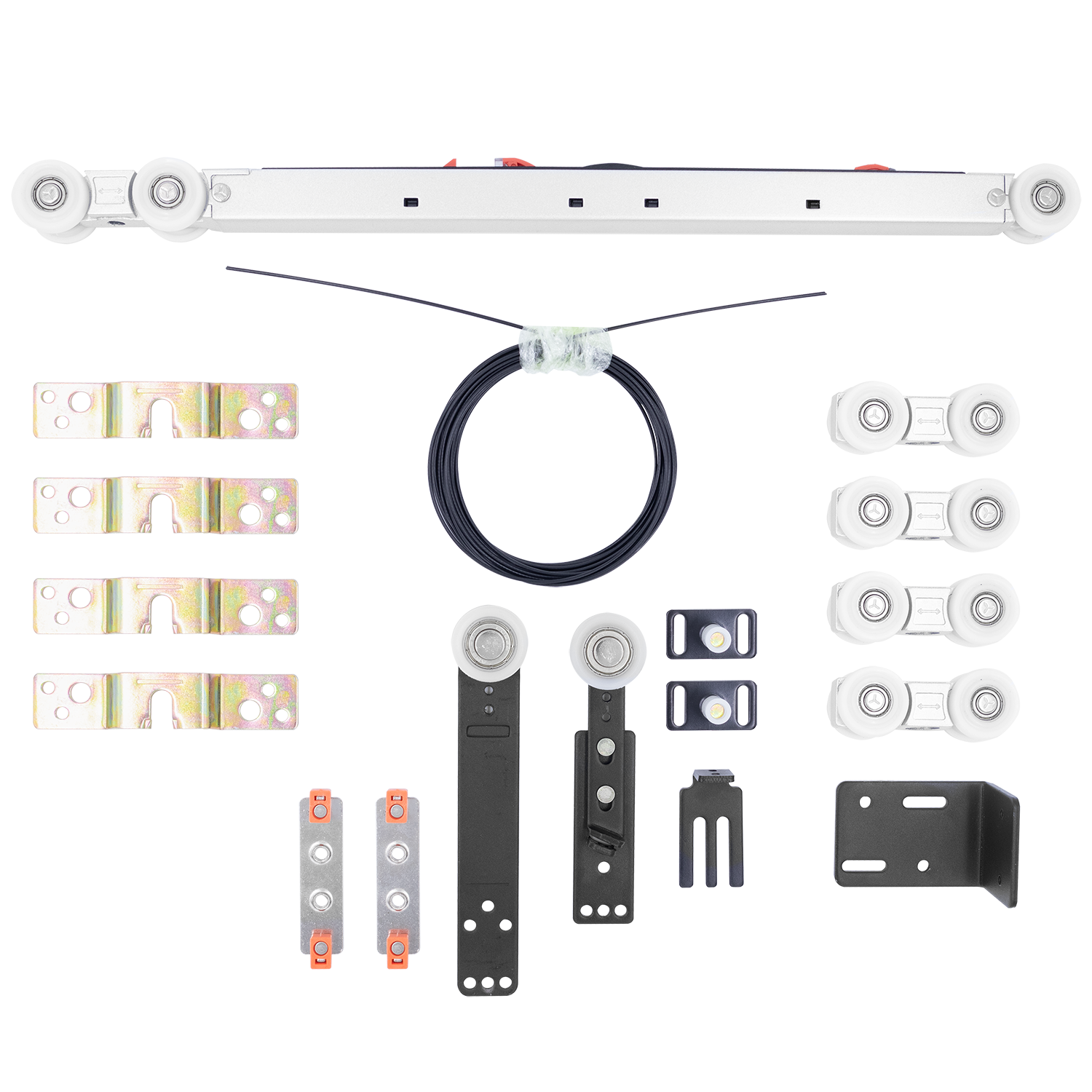 SET-TS 2+1, комплект системы TS для раздвижных дверей на 3 полотна (2 подвижных и 1 стационарное) фото купить Иркутск