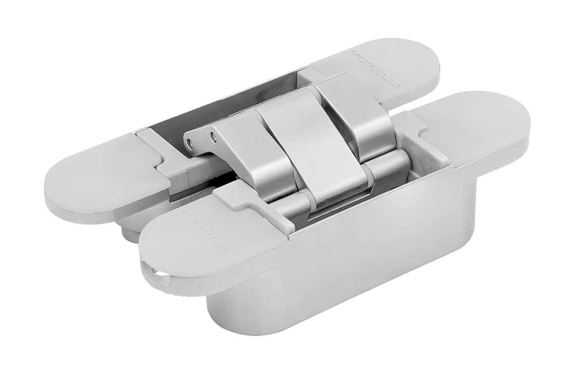 Петля скрытая HH-28 SC врезная с 3D-регулировкой вес полотна до 40 кг, цвет матовый хром фото купить Иркутск