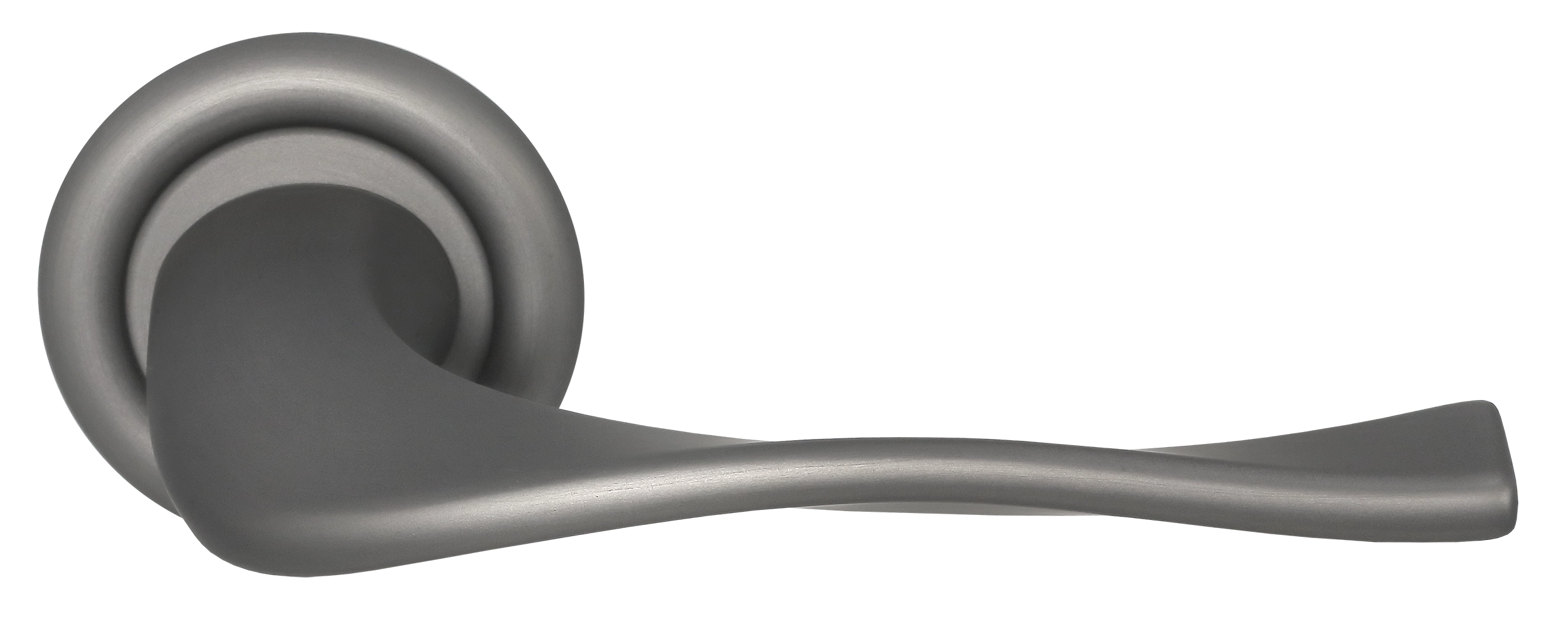 Ручка дверная SKYSCRAPER R7 WF на круглой розетке, цвет Зимняя стужа/Winter Frost фото купить Иркутск