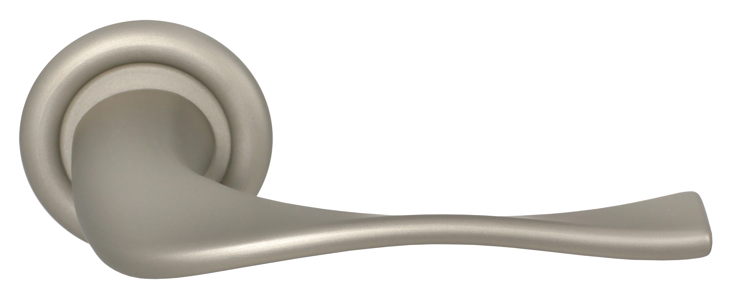 Ручка дверная SKYSCRAPER R7 SMI на круглой розетке, цвет Весенняя дымка/Spring Mist фото купить Иркутск