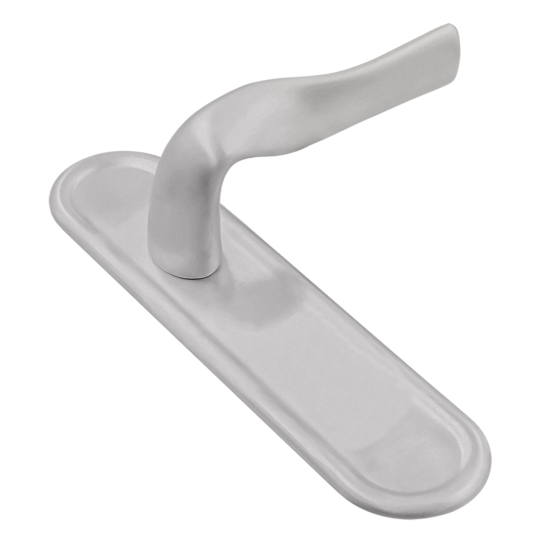 Ручка дверная LVB PLR SSW на планке, цвет Стокгольмский снегопад/Stockholm Snowfall фото купить Иркутск