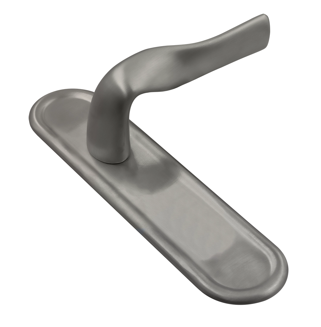 Ручка дверная LVB PLR WF на планке, цвет Зимняя стужа/Winter Frost фото купить Иркутск