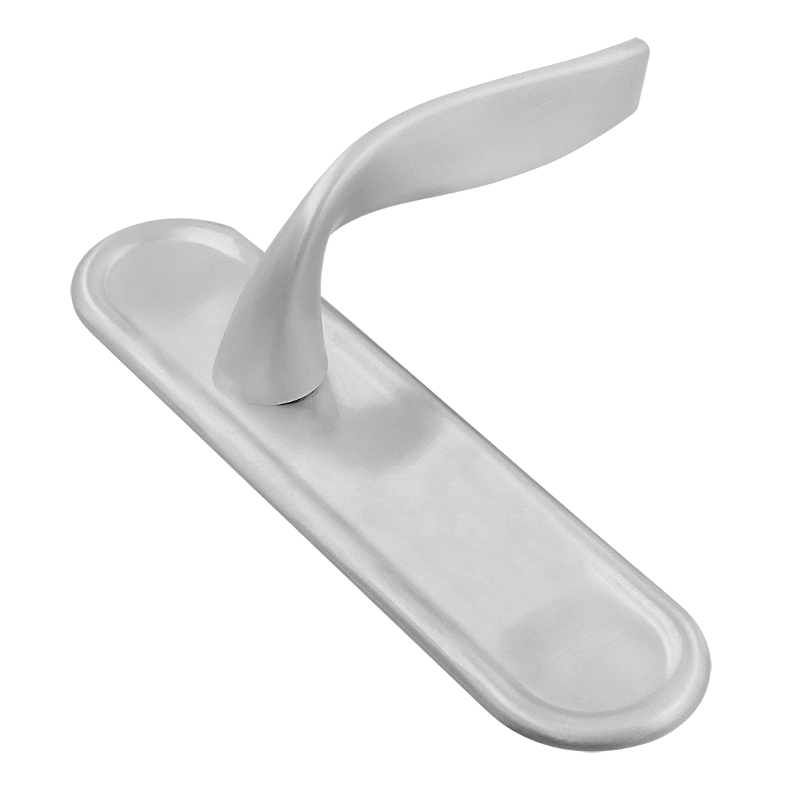 Ручка дверная SKYSCRAPER PLR SSW на планке, цвет Стокгольмский снегопад/Stockholm Snowfall фото купить Иркутск