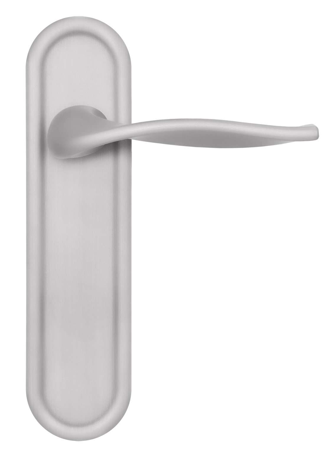 Ручка дверная SKYSCRAPER PLR SSW на планке, цвет Стокгольмский снегопад/Stockholm Snowfall фото купить в Иркутске