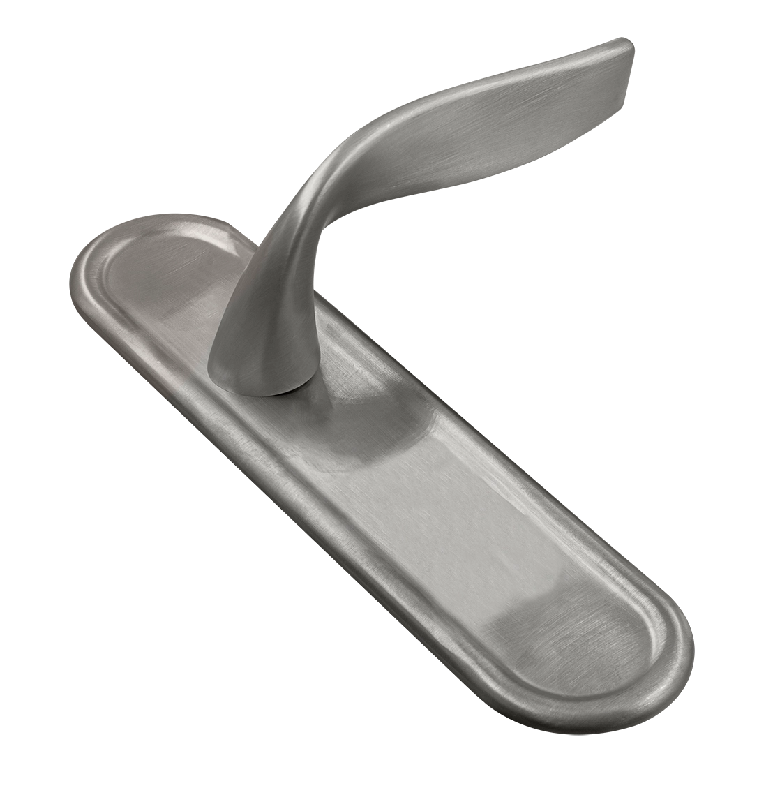 Ручка дверная SKYSCRAPER PLR WF на планке, цвет Зимняя стужа/Winter Frost фото купить Иркутск