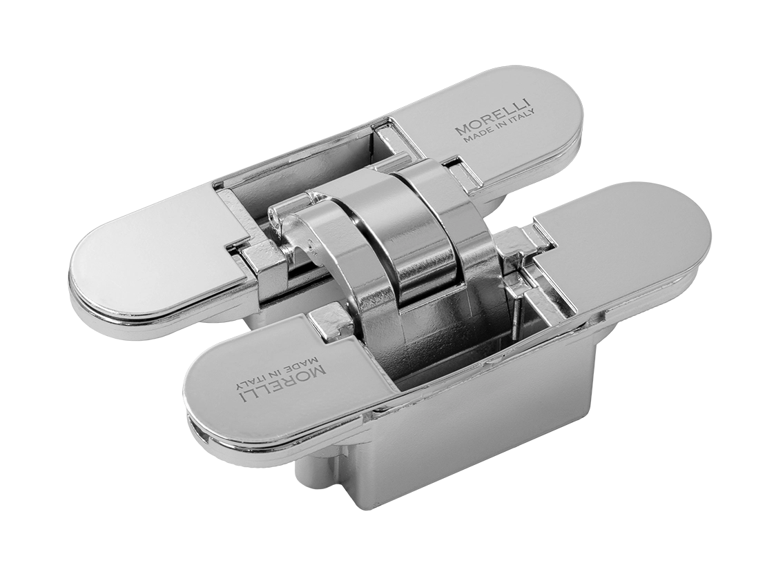 Петля скрытая HH-20 PC, врезная с 3D-регулировкой, вес полотна до 60 кг цвет хром фото купить Иркутск