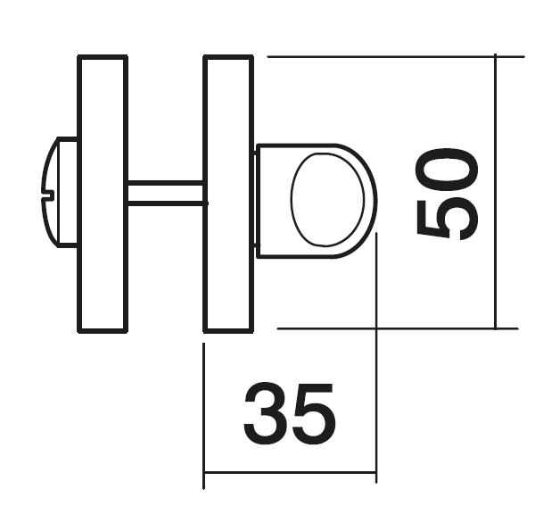 LUX-WC-R3 OBR, завертка сантехническая, цвет - кофе фото купить в Иркутске