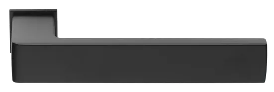 Ручка дверная HORIZONT-SM NERO раздельная без розетки, цвет черный, ЦАМ фото купить Иркутск