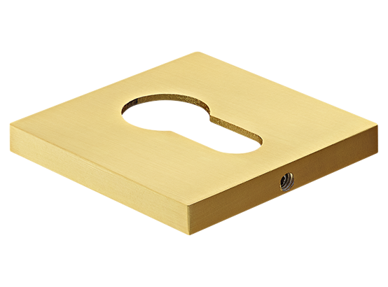 Накладка на ключевой цилиндр, на квадратной розетке 6 мм, MH-KH-S6 MSG, цвет - мат. сатинированное золото фото купить Иркутск